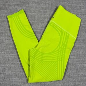 Fanka Body Sculpt Reversible Leggings XS Neon Lime Green *